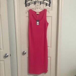 Universal Thread Pink Sleeveless Sheath Dress Resort Wear